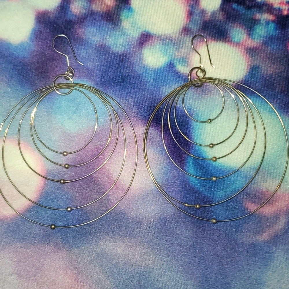 Silver Earrings NWOT